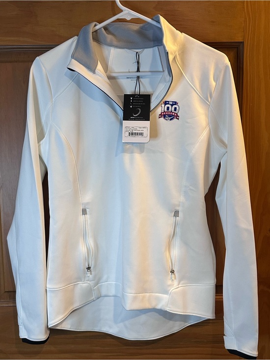 zero restriction Tops - Women's White Quarter-Zip Performance Top